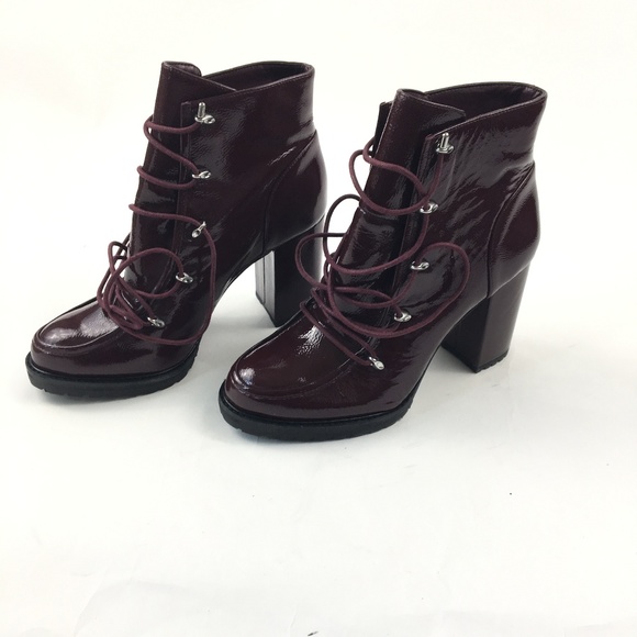 Gianni Bini Shoes - New Gianni Bini Burgundy Patent Leather Boot